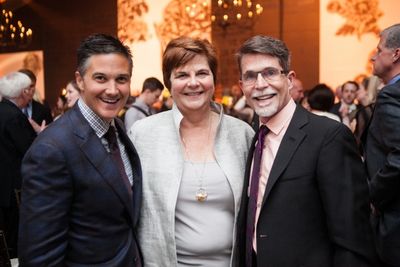 Jay Owen with Deann Bayless and Chef Rick Bayless
 Photo