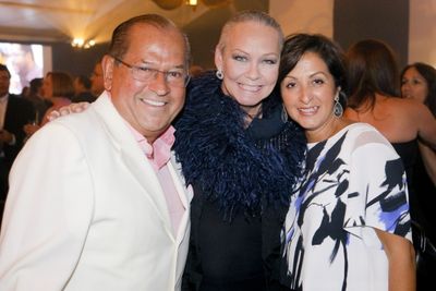 Trustee Manny Sanchez and Pat Pulido Sanchez with Candace Jordan (middle)â€¨ Photo