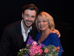 Michael Xavier and Elaine Paige Photo