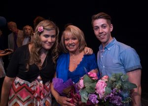 Pippa Cleary, Elaine Paige and Jake Brunger Photo