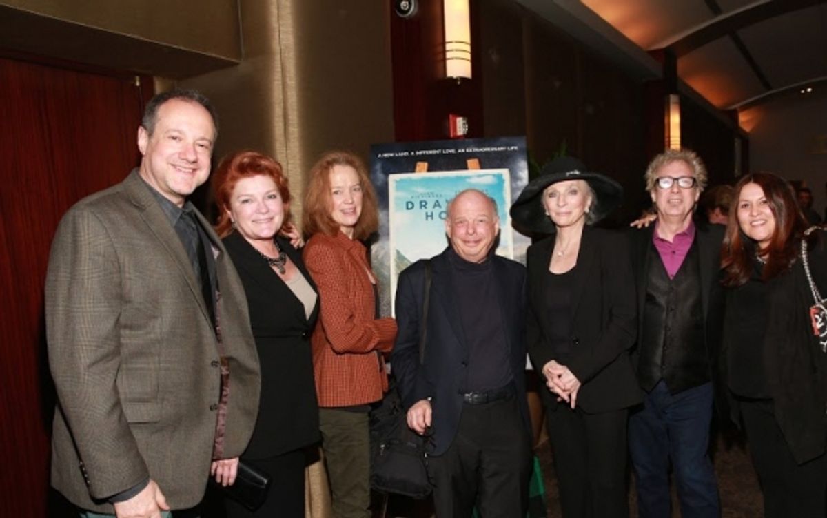 Producer Allan Neuwirth, Kate Mulgrew, Kristin Griffith, Wally Shawn, Judy Collins, composer Jody Gray and Producer Margarethe Baillou at 