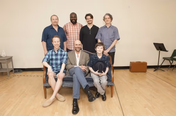 Clockwise from top left: Jim Frangione, Dereks Thomas, Jason Ritter, director Scott Z Photo