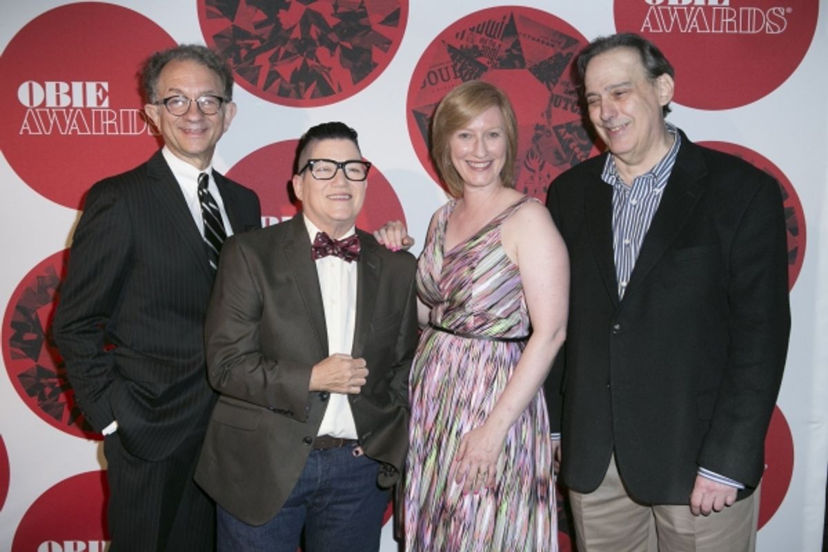 William Ivey Long, Lea DeLaria, Heather Hitchens and Tom Sellar at 