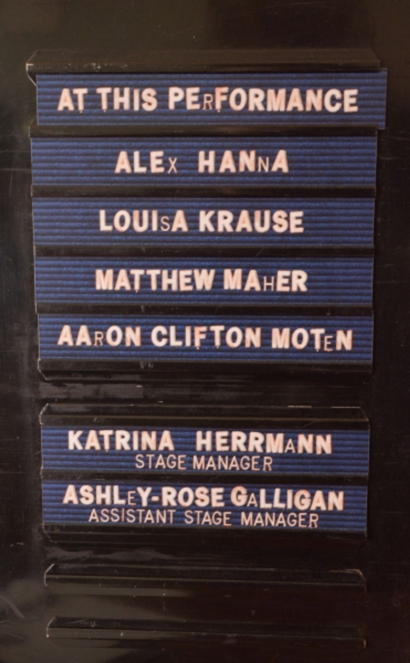 Photo Coverage: Inside Opening Night of THE FLICK at The Barrow Street Theatre Photo Coverage: Inside Opening Night of THE FLICK at The Barrow Street Theatre Image