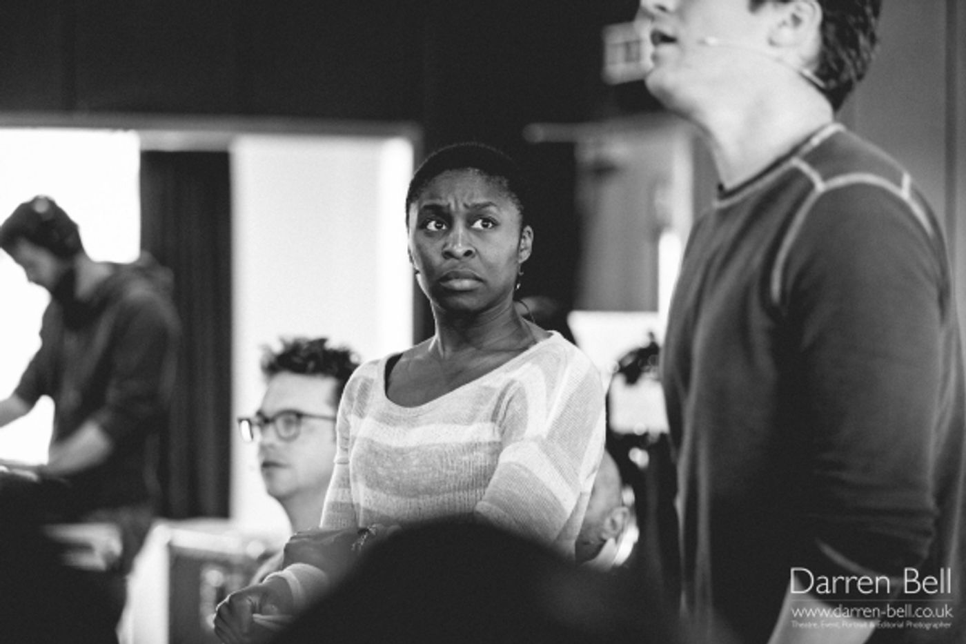 Exclusive Photos: Jonathan Groff and Company in Sitzprobe Rehearsal for HOW TO SUCCEED... Opening Tonight in London!  Image