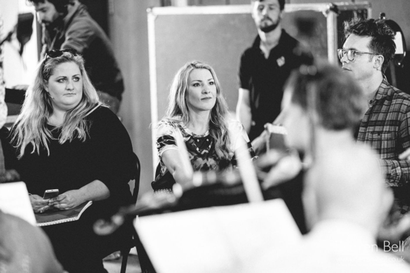 Exclusive Photos: Jonathan Groff and Company in Sitzprobe Rehearsal for HOW TO SUCCEED... Opening Tonight in London!  Image