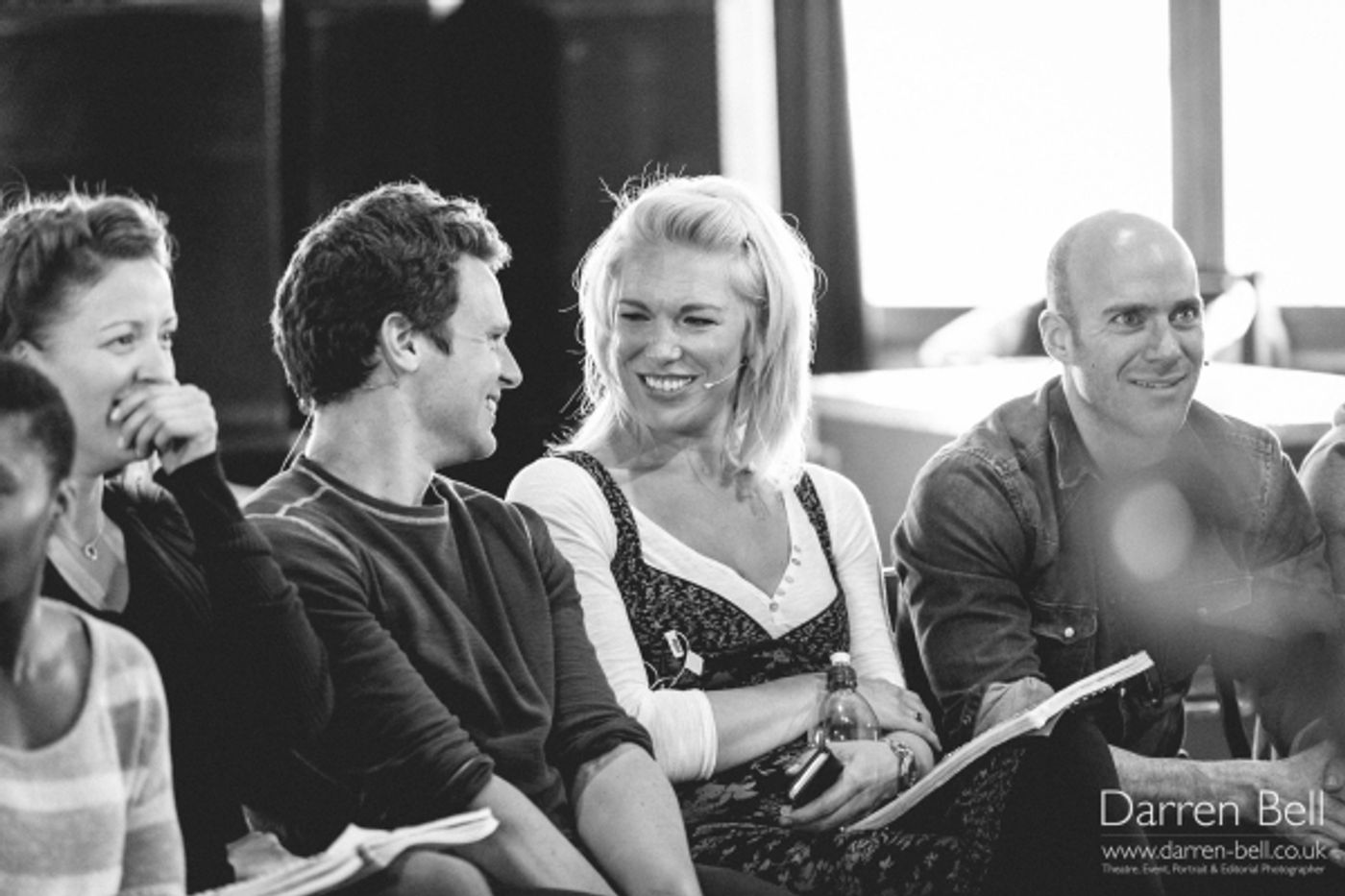 Exclusive Photos: Jonathan Groff and Company in Sitzprobe Rehearsal for HOW TO SUCCEED... Opening Tonight in London!  Image