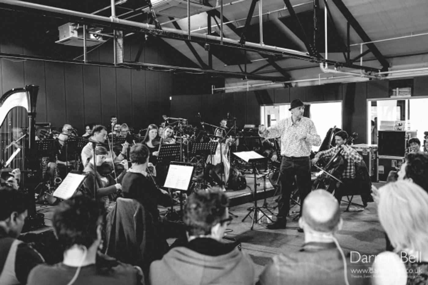 Exclusive Photos: Jonathan Groff and Company in Sitzprobe Rehearsal for HOW TO SUCCEED... Opening Tonight in London!  Image