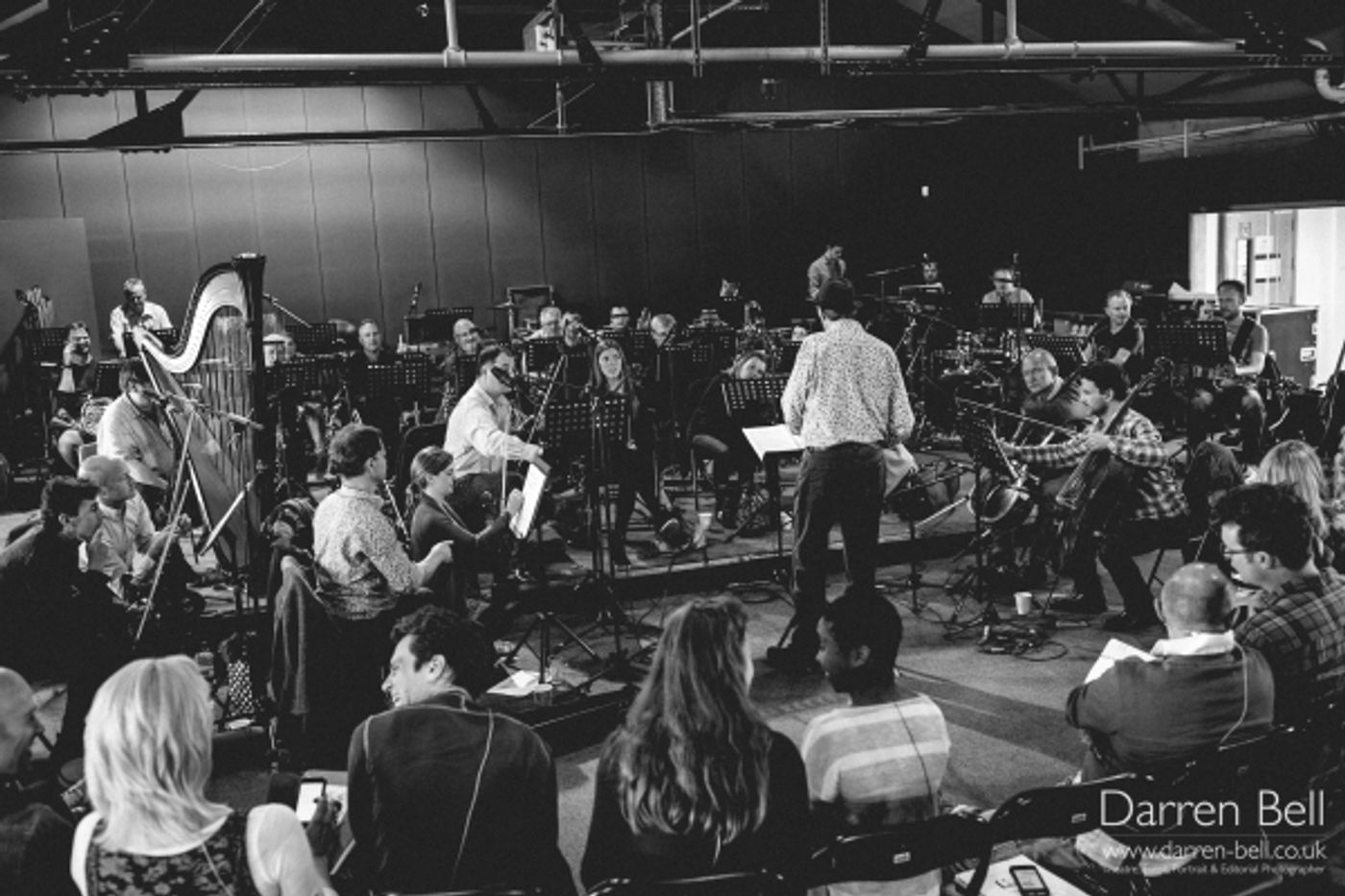 Exclusive Photos: Jonathan Groff and Company in Sitzprobe Rehearsal for HOW TO SUCCEED... Opening Tonight in London!  Image