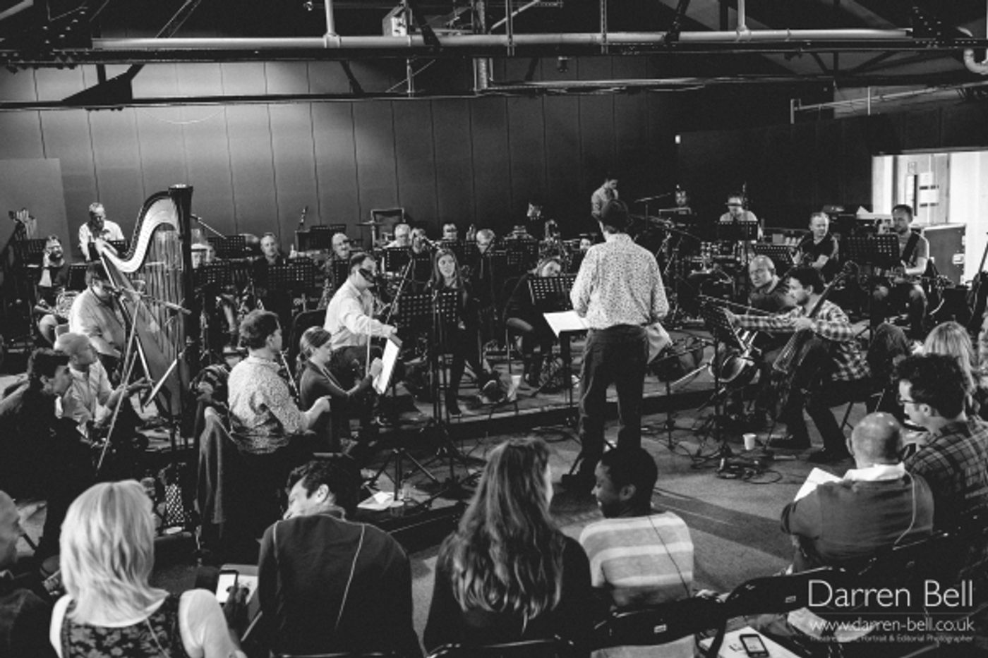 Exclusive Photos: Jonathan Groff and Company in Sitzprobe Rehearsal for HOW TO SUCCEED... Opening Tonight in London!  Image