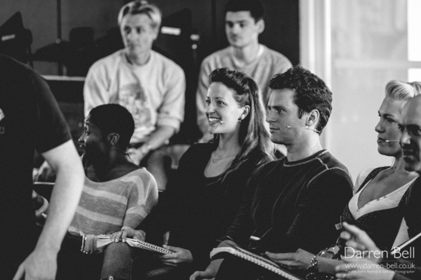 Exclusive Photos: Jonathan Groff and Company in Sitzprobe Rehearsal for HOW TO SUCCEED... Opening Tonight in London!  Image