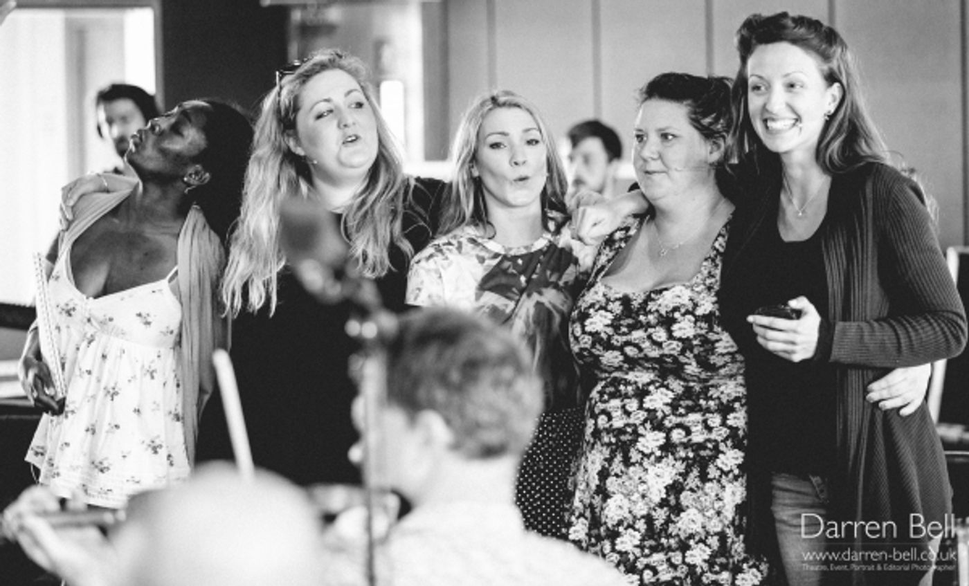 Exclusive Photos: Jonathan Groff and Company in Sitzprobe Rehearsal for HOW TO SUCCEED... Opening Tonight in London!  Image