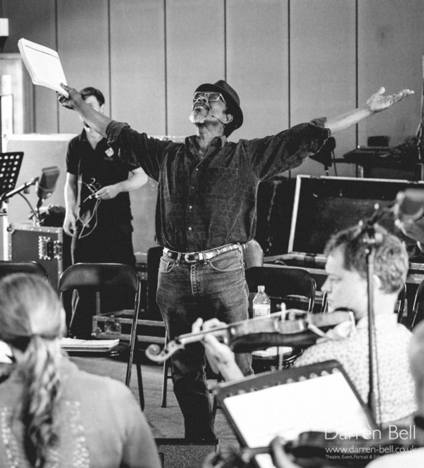 Exclusive Photos: Jonathan Groff and Company in Sitzprobe Rehearsal for HOW TO SUCCEED... Opening Tonight in London!  Image