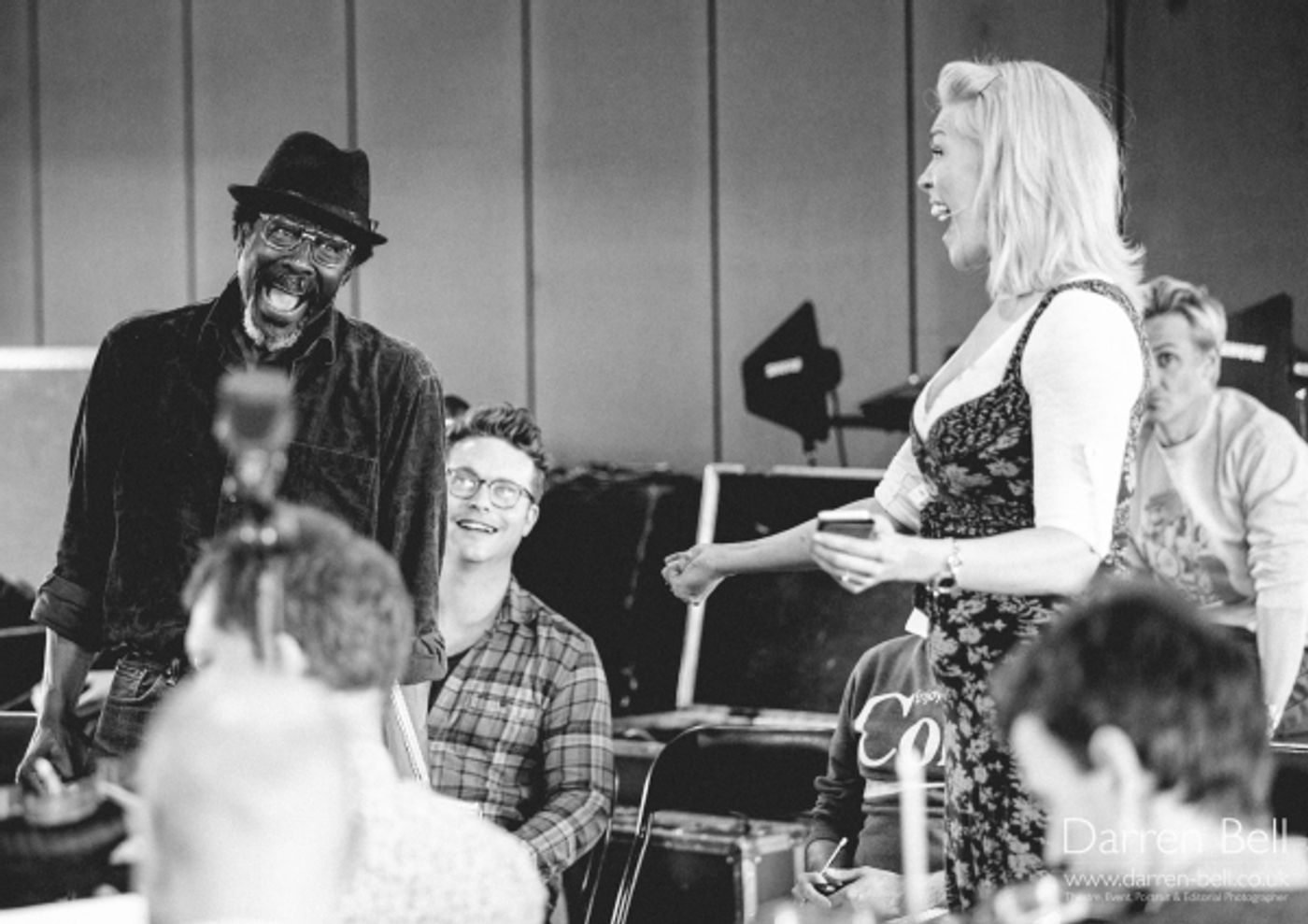 Exclusive Photos: Jonathan Groff and Company in Sitzprobe Rehearsal for HOW TO SUCCEED... Opening Tonight in London!  Image