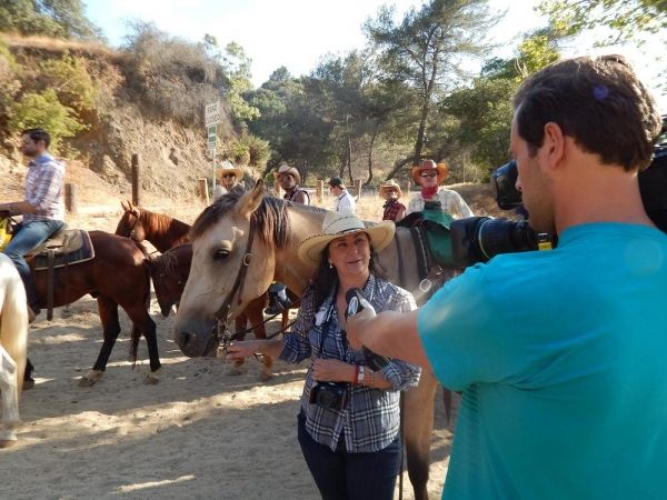 Sunnie Rose Berger with riders Photo