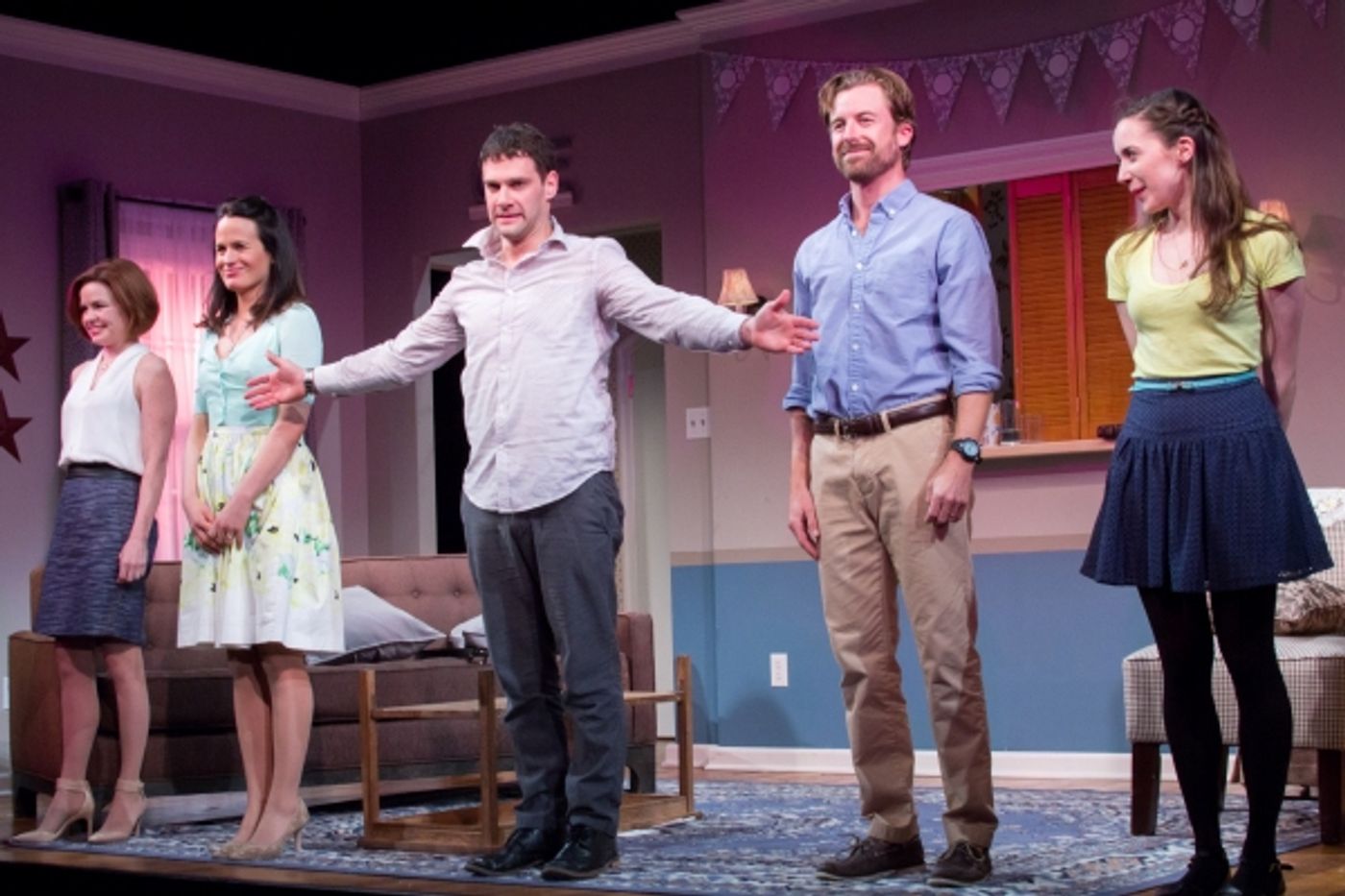 Photo Coverage: MCC's PERMISSION Celebrates Opening Night Early at the Lucille Lortel Theatre  Image