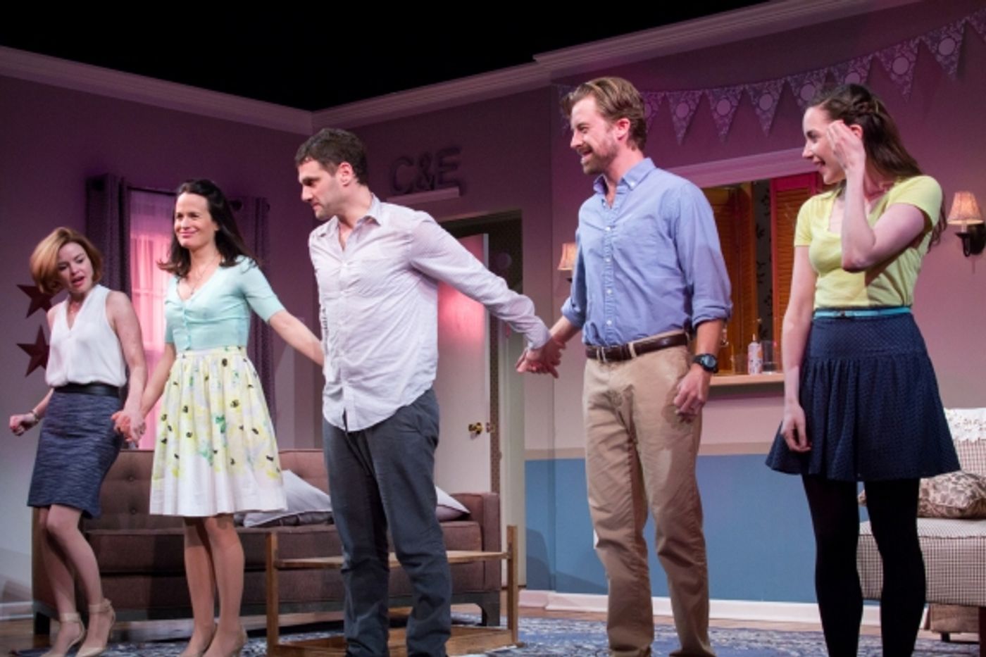 Photo Coverage: MCC's PERMISSION Celebrates Opening Night Early at the Lucille Lortel Theatre  Image