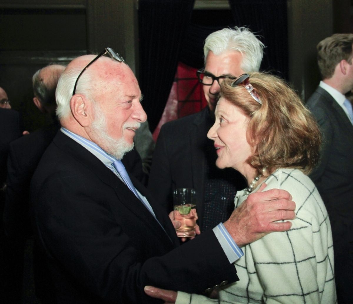 Hal Prince, Linda Lavin, Steve Bakunas at 