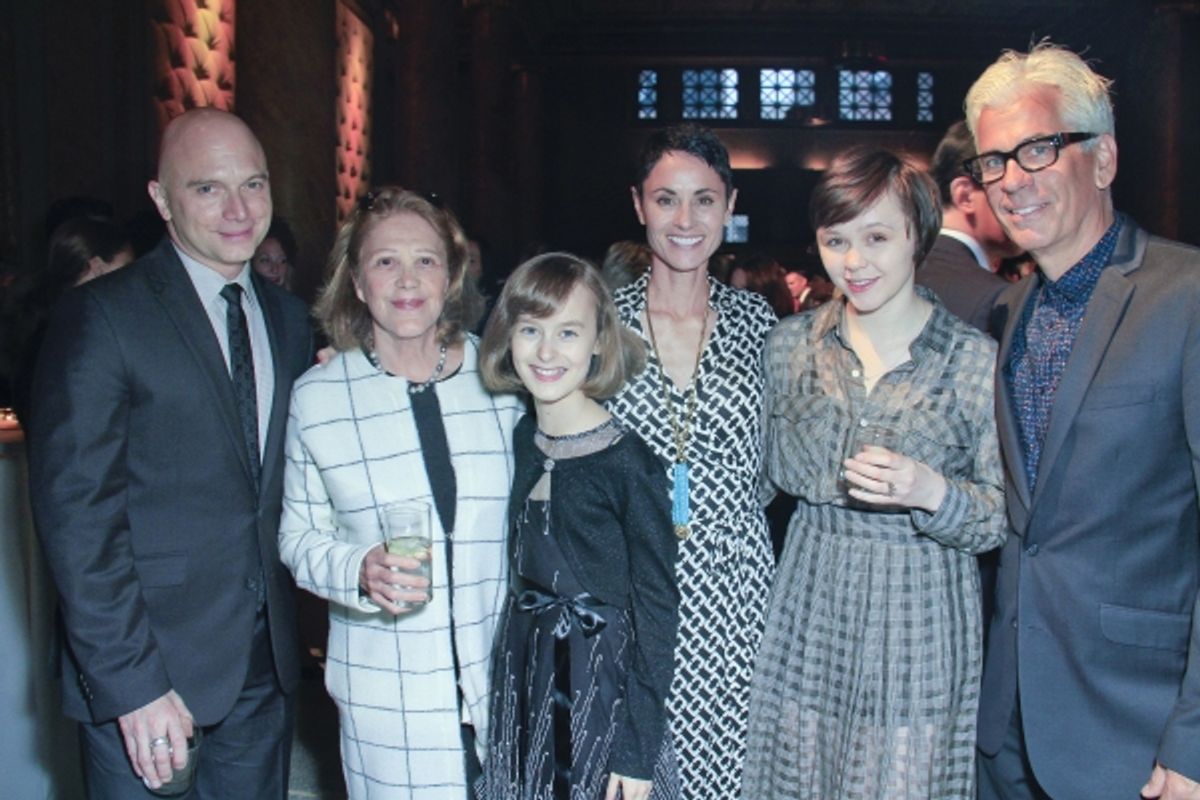 Michael Cerveris, Linda Lavin, Sydney Lucas, Beth Malone, Emily Skeggs, Steve Bakunas at 