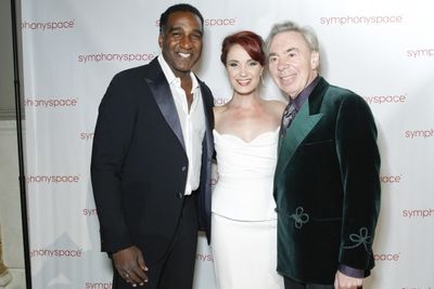 Norm Lewis, Sierra Boggess, Andrew Lloyd Webber Photo