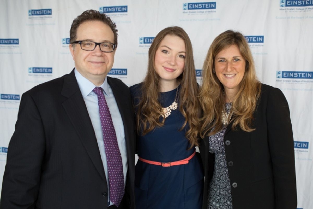 Dr. Pass with Brianna Barker and her mother at Candice Bergen, Renee Fleming Honored by Einstein College of Medicine