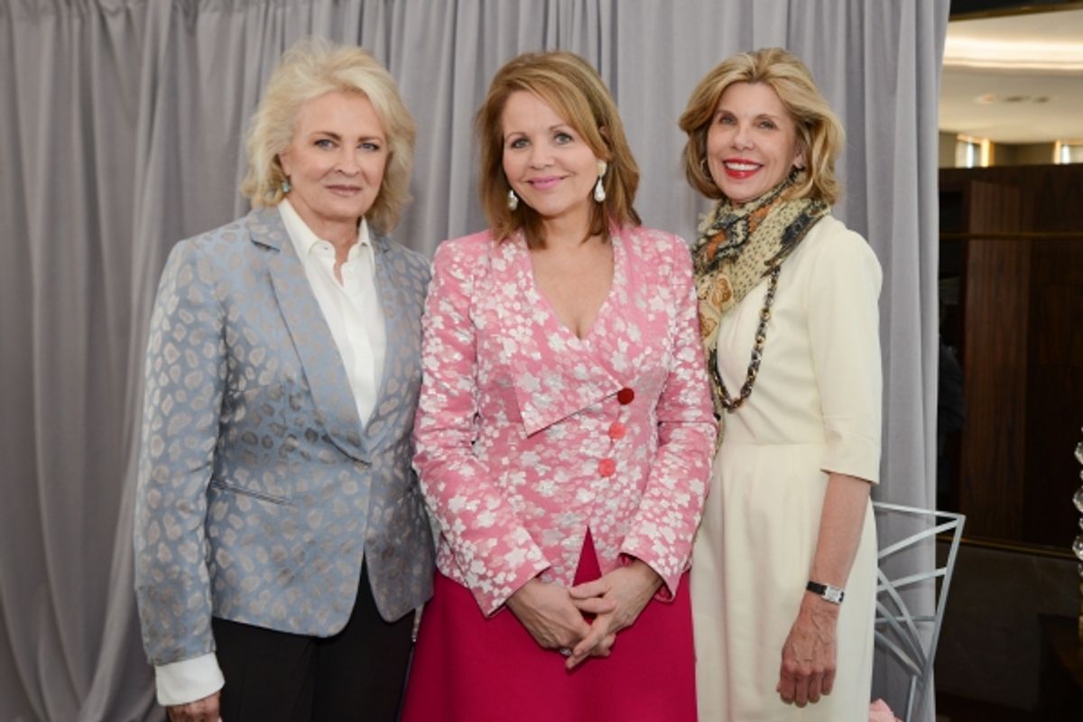 Candice Bergen, Renee Fleming, Christine Baranski at 