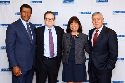 Philip Ozuah, Dr. Pass, Dr. Hsu, Dean Allen Spiegal Photo