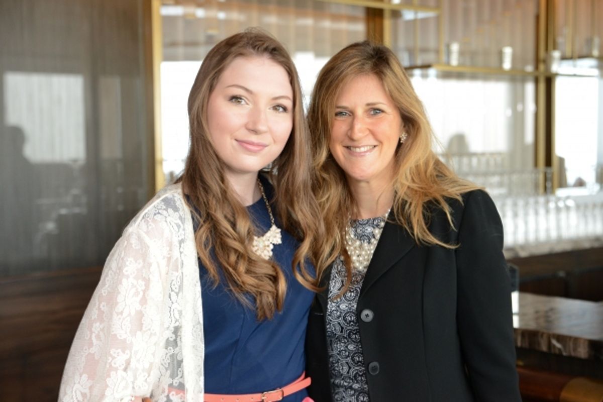 Brianna Barker and her mother at Candice Bergen, Renee Fleming Honored by Einstein College of Medicine