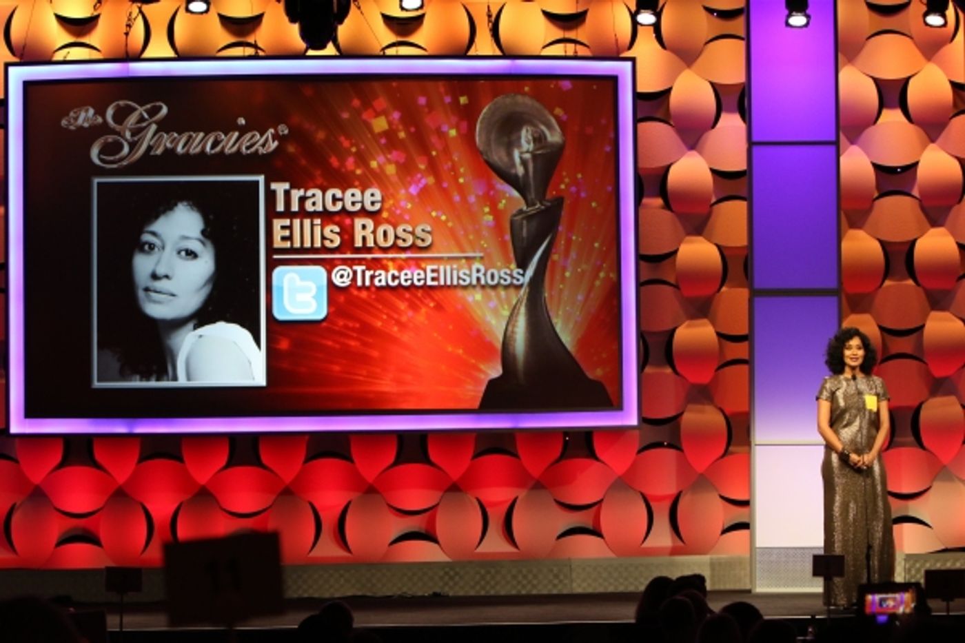 Photo Flash: Cicely Tyson, Maggie Gyllenhaal, Tracee Ellis Ross and More at Alliance for Women in Media's 2015 Gracies Awards  Image