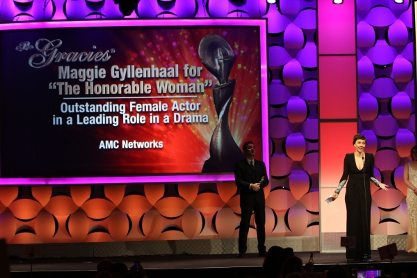 Photo Flash: Cicely Tyson, Maggie Gyllenhaal, Tracee Ellis Ross and More at Alliance for Women in Media's 2015 Gracies Awards  Image