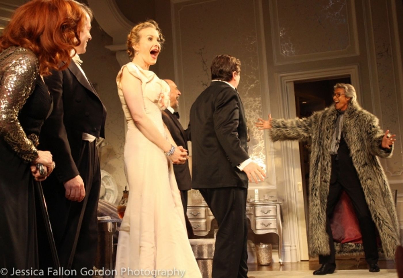 Photo Coverage: Tommy Tune Surprises Micah Stock Onstage at IT'S ONLY A PLAY!  Image