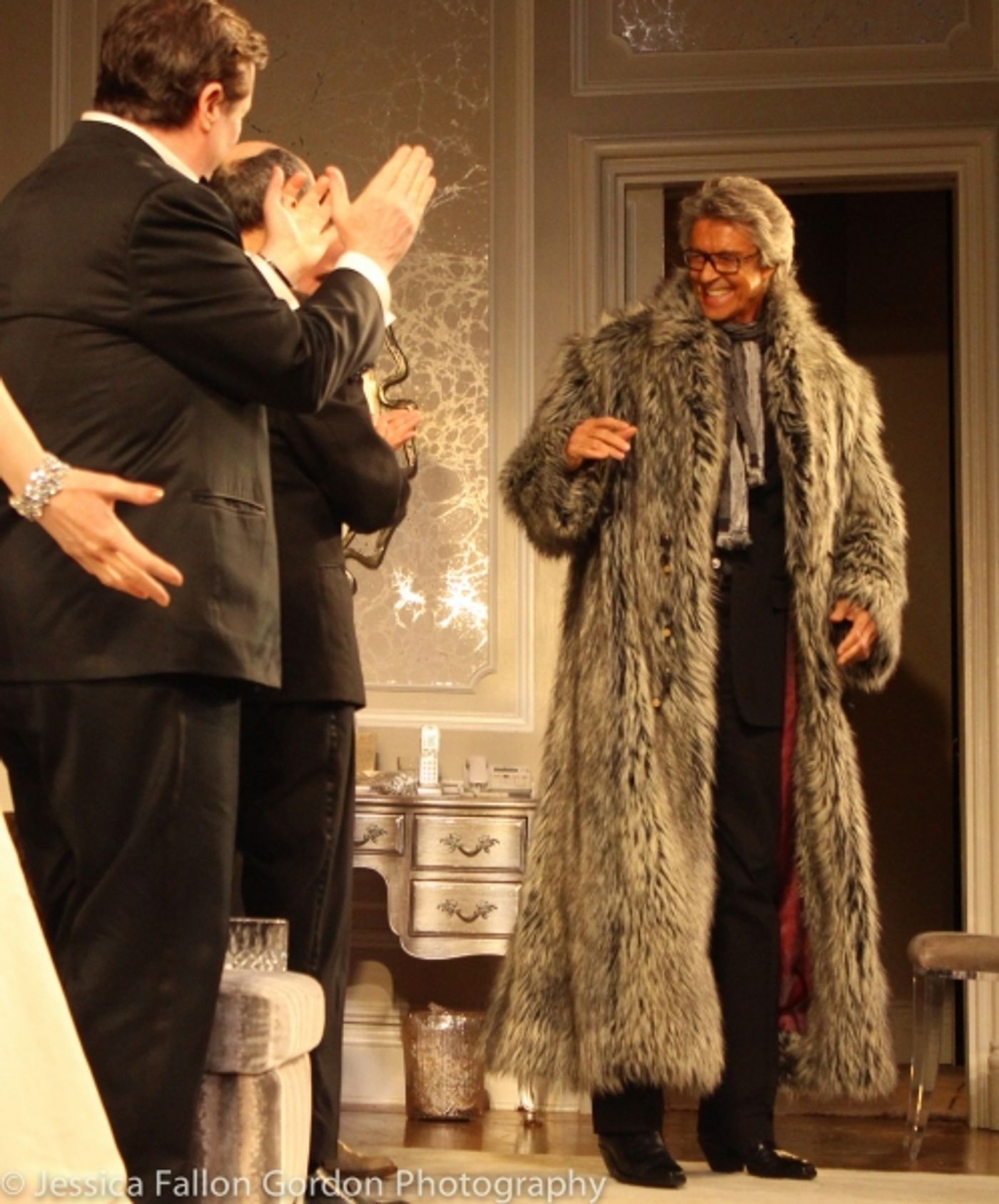 Photo Coverage: Tommy Tune Surprises Micah Stock Onstage at IT'S ONLY A PLAY!  Image