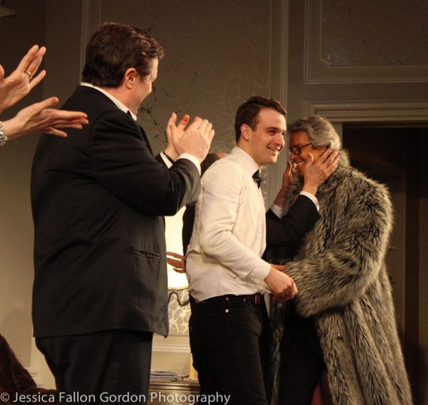 Photo Coverage: Tommy Tune Surprises Micah Stock Onstage at IT'S ONLY A PLAY!  Image