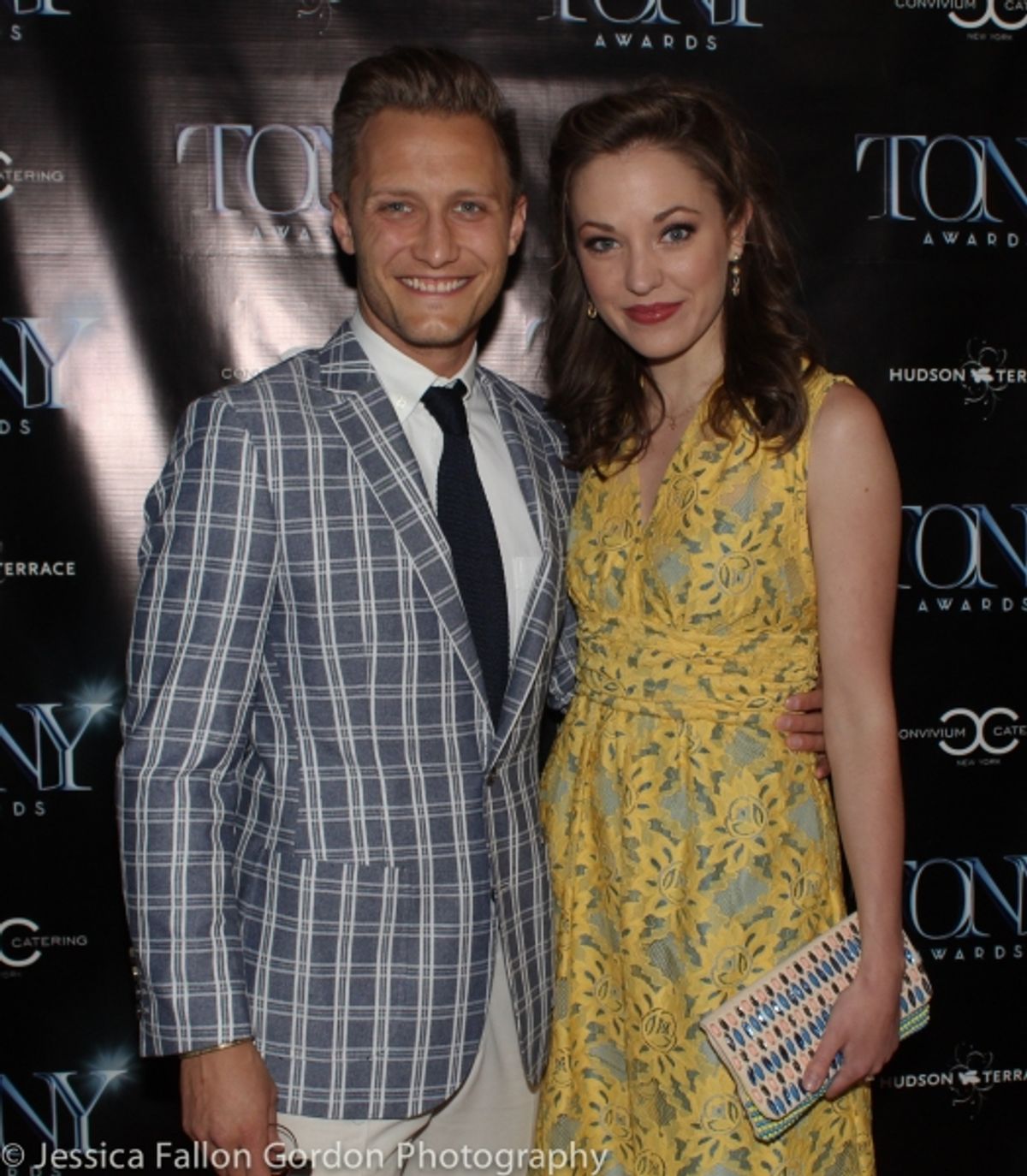Nathan Johnson and Laura Osnes at 