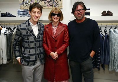 Alex Sharp, Anna Wintour, and Billy Reid Photo