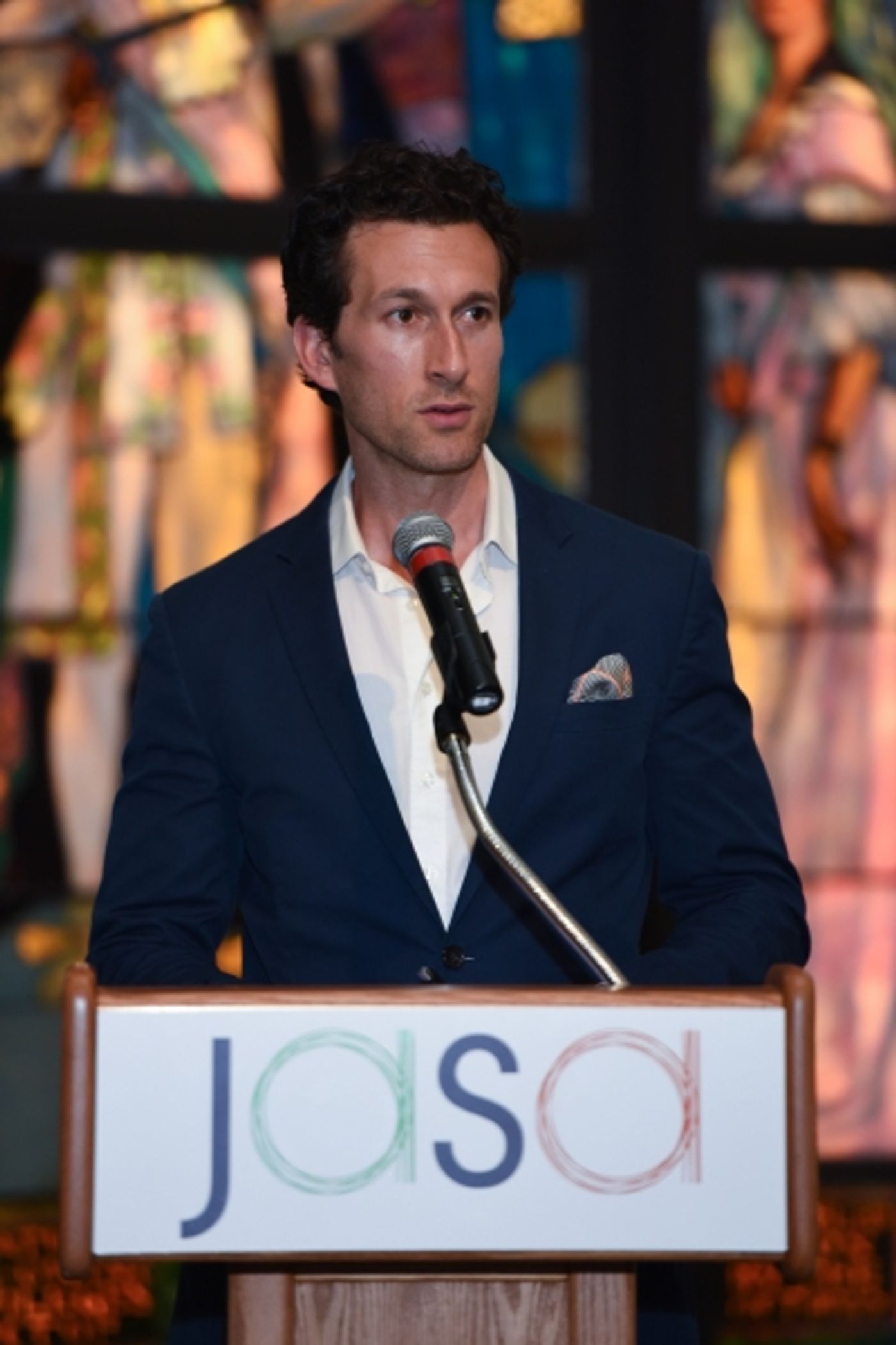 Photo Flash: THE LAST SHIP's Aaron Lazar Hosts Event for Seniors in NYC  Image