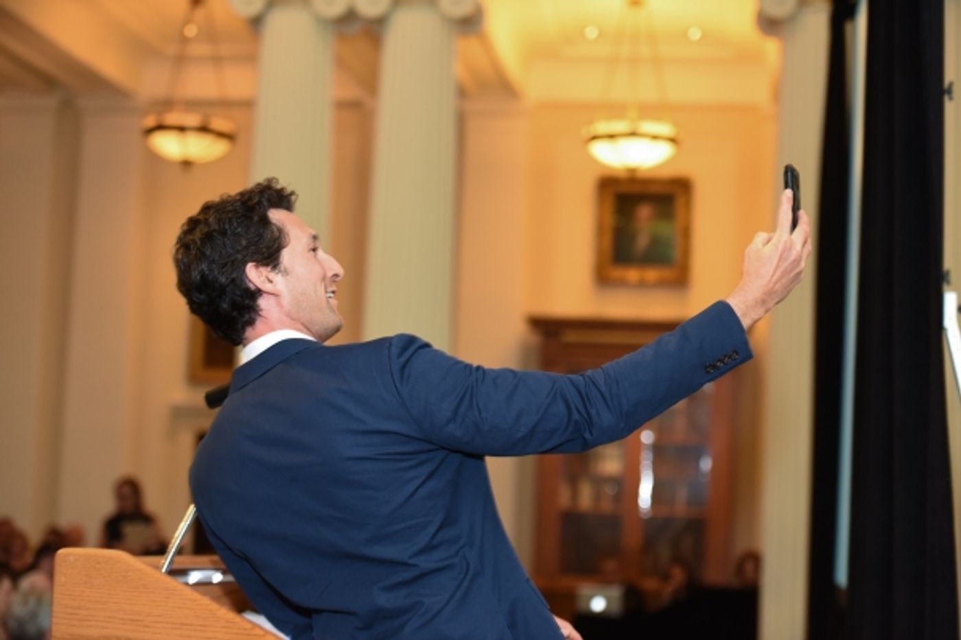 Photo Flash: THE LAST SHIP's Aaron Lazar Hosts Event for Seniors in NYC  Image