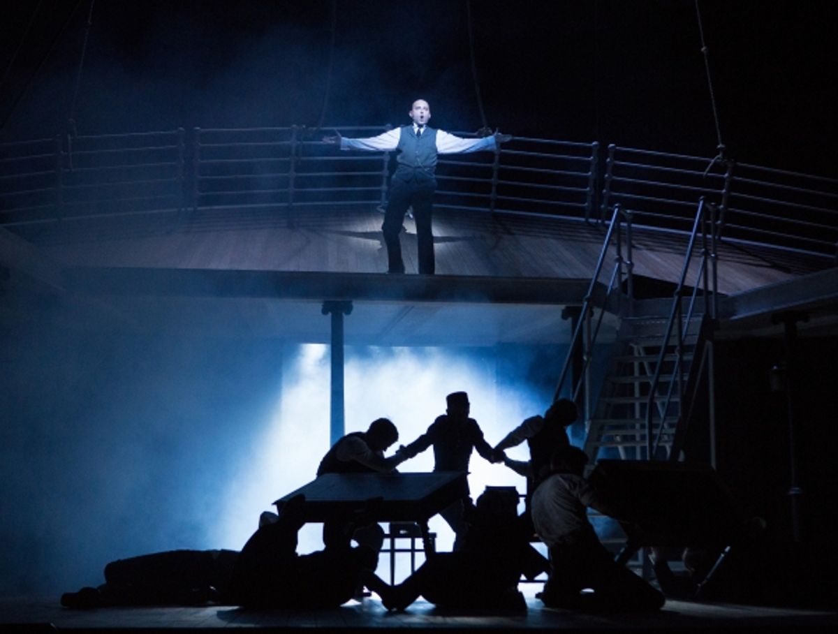 Greg Castiglioni and the cast of TITANIC: The Musical  at 