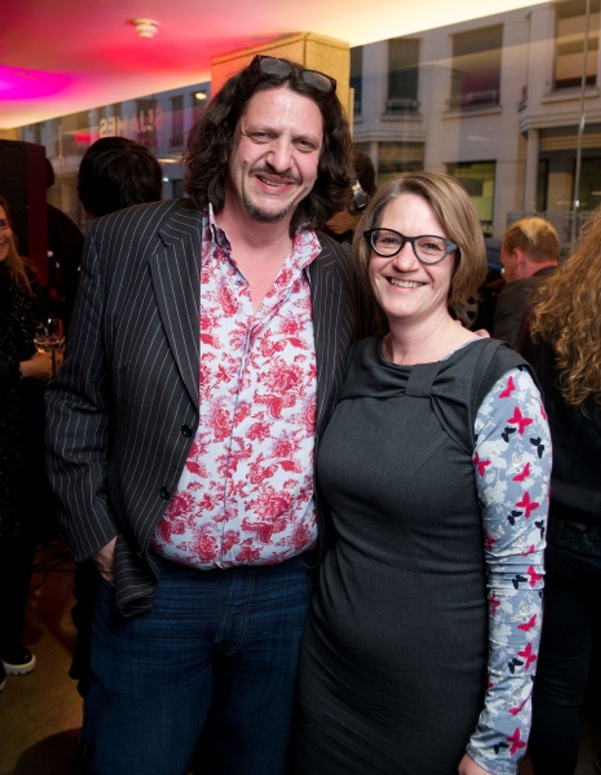Jay Rayner and Pat Gordon-Smith at 