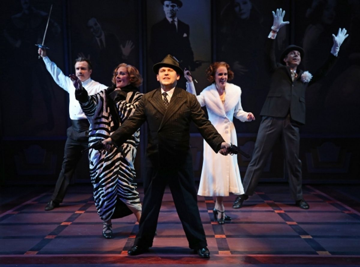 Josh Walden, Danette Holden, Robert Creighton as the legendary James Cagney, Ellen Zolezzi and Jeremy Benton at 