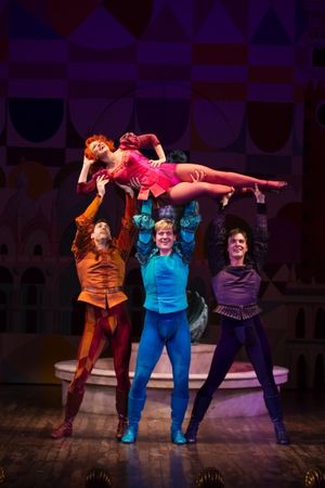 Megan Sikora as Bianca, Barrett Martin as Gremio, Giovanni Bonaventura as Hortensio, and Tyler Hanes as Lucentio @ BroadwayWorld Megan Sikora as Bianca, Barrett Martin as Gremio, Giovanni Bonaventura as Hortensio, Photo