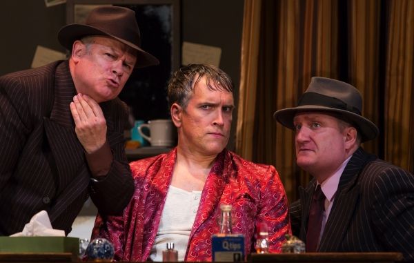 Joel Blum as First Man, Mike McGowan as Fred Graham, and Brendan Averett as Second Ma Photo