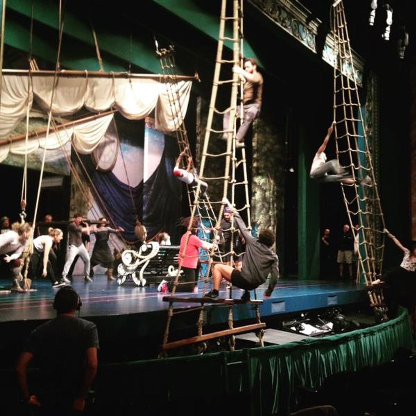 Photo Flash: Matthew Morrison and NEVERLAND Cast Rehearse Tony Awards Performance  Image