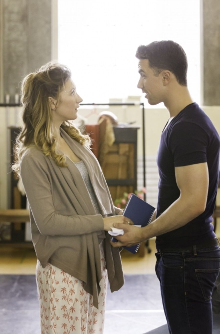 Photo Coverage: A DAMSEL IN DISTRESS, With Strallen And Fleeshman, In Rehearsal! Image