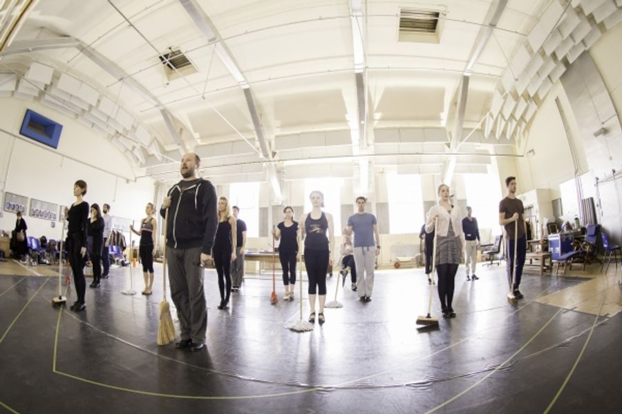 Photo Coverage: A DAMSEL IN DISTRESS, With Strallen And Fleeshman, In Rehearsal! Image