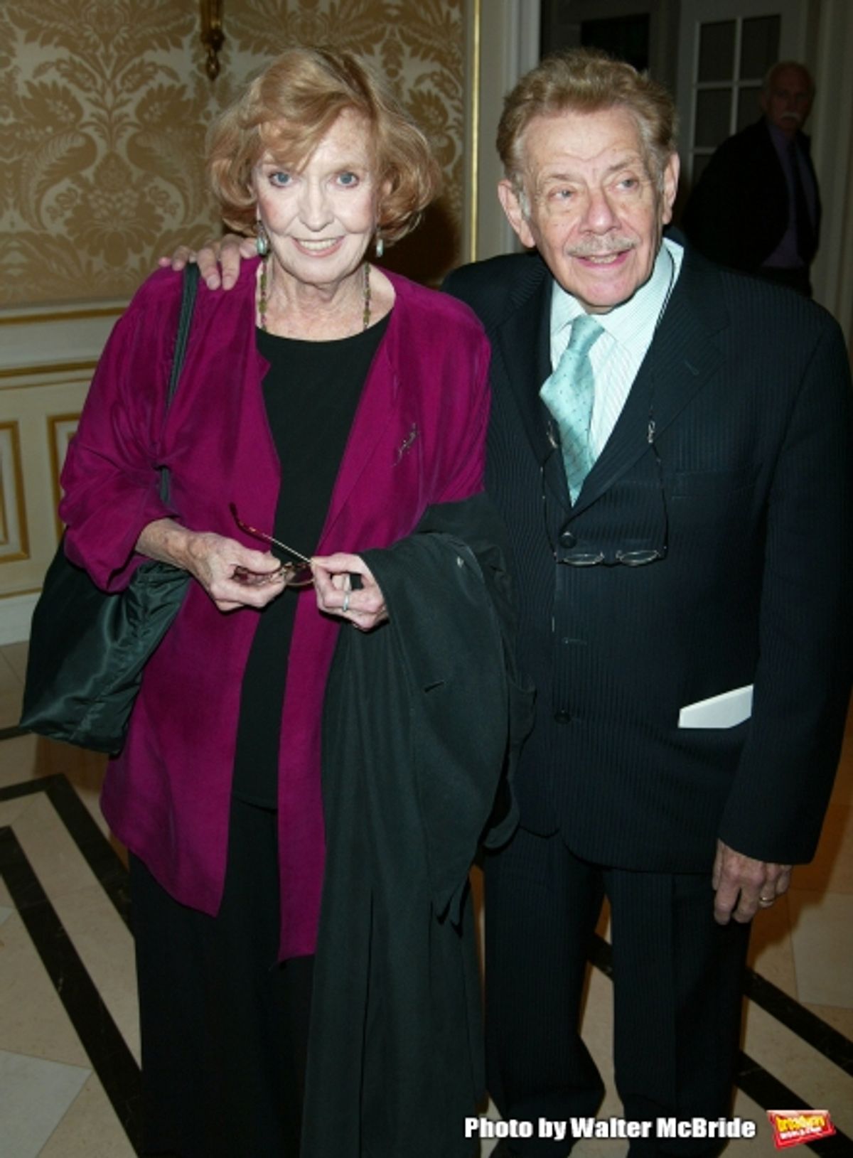 ANNE MEARA and JERRY STILLER Attending the Signature Theatre Company Honors Event at the Essex House, New York City. May 5, 2003  at 