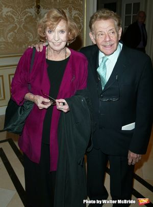 ANNE MEARA and JERRY STILLER Attending the Signature Theatre Company Honors Event at  Photo
