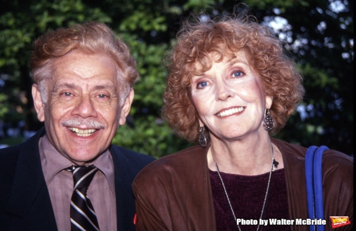 Jerry Stiller and Anne Meara attends a party at Gracie Mansion, June 1, 1993 in New York City. at 