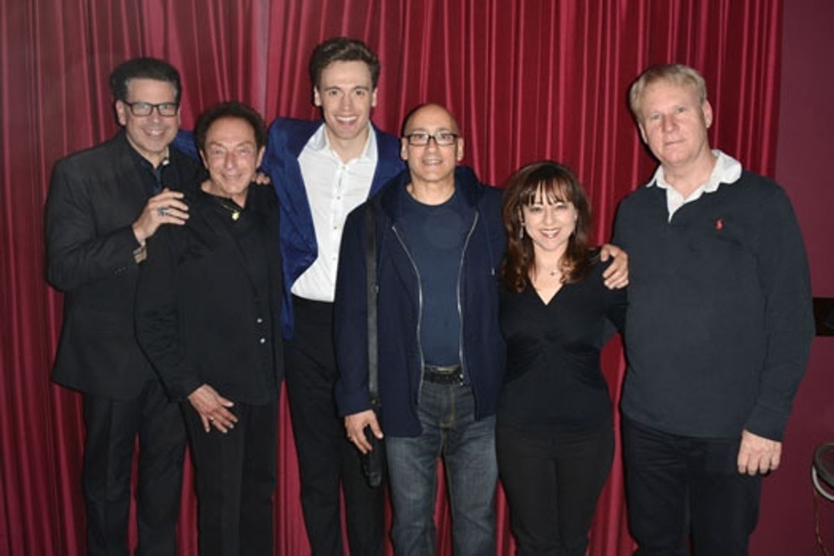 Michael Orland, Marty Panzer, Erich Bergen, Allan Rich, Debra Gussin, Gregg Rader at 