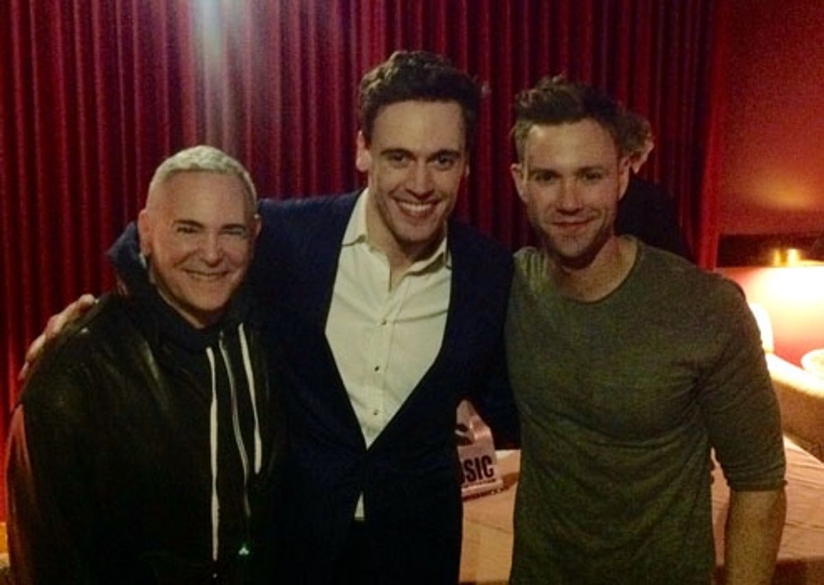 Craig Zadan, Erich Bergen, Christopher Hanke at 